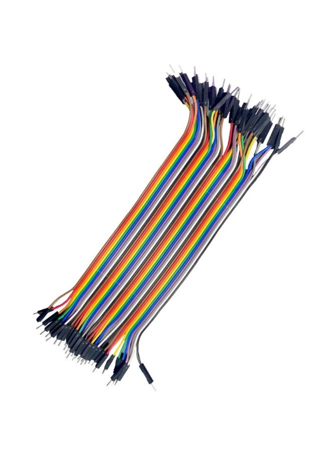 KNP Male to Male Jumper Wires 20cm Set of 40 - Flexible and Durable Connectivity for Electronics Projects - Image 2